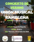 imagen de CONCIERTO DE LA BANDA DE MÚSICA DE LA «UNIÓN MUSICAL RAMBLEÑA»