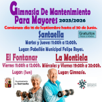 imagen de GIMNASIA MANTENIMIENTO MAYORES