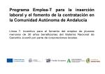 imagen de Publicidad subvención concedida Junta de Andalucia EMPLEA-T 2025