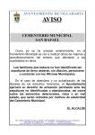 imagen de ANUNCIO. CEMENTERIO MUNICIPAL