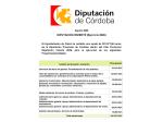 imagen de Diputación de Córdoba aporta 301.575,28 € a Cabra para obras, servicios y refuerzo administrativo
