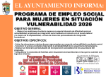 imagen de SUBVENCIÓN RECIBIDA. PROGRAMA EMPLEO SOCIAL VULNERABILIDAD
