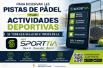 imagen de RESERVA TUS PISTAS Y ACTIVIDADES DEPORTIVAS DESDE EL MÓVIL CON LA APP DE SPORTTIA