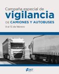 imagen de DGT lanza campaña de control a camiones y autobuses del 9 al 15 de febrero de 2026