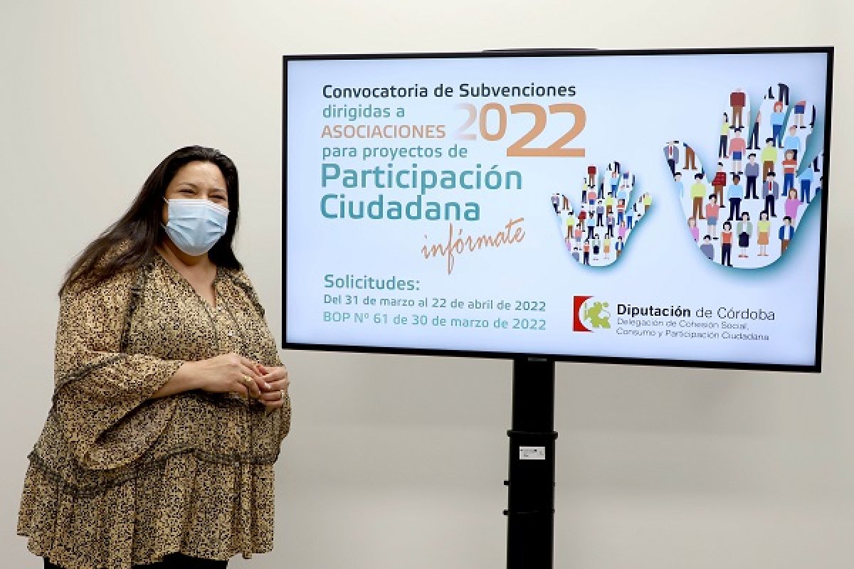 Diputación abre el plazo de la convocatoria de ayudas para asociaciones de la provincia