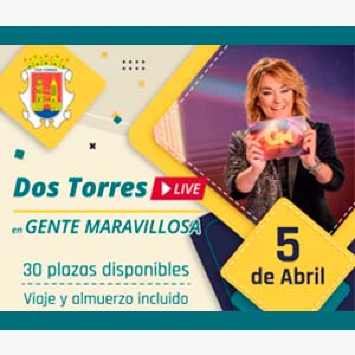 Dos Torres asistirá  a Gente Maravillosa