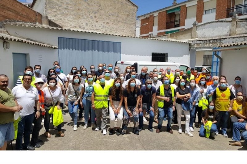 La IV Caravana Solidaria llega a Pozoblanco para el Día de la Caridad