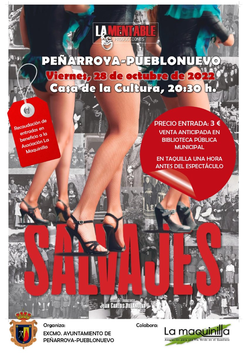 Teatro en beneficio a la Asociación La Maquinilla