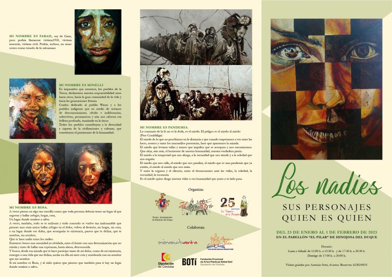 Exposición: «Los nadies, sus personajes, quien es quien»