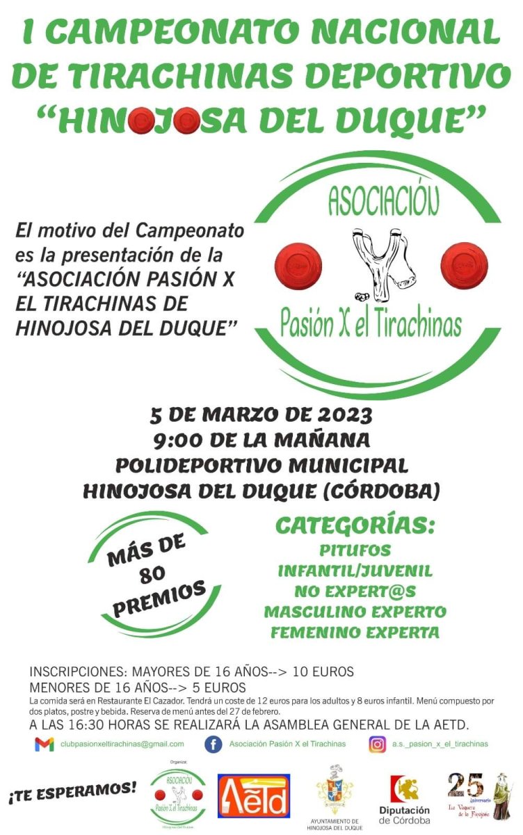 I Campeonato Nacional de Tirachinas Deportivo