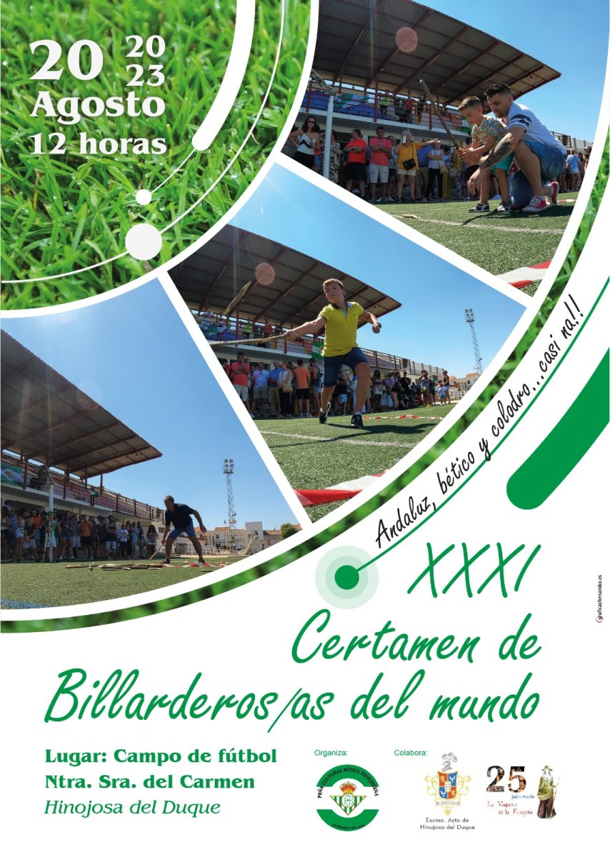 ¡Llega el XXXI Certamen de Billarderos/as del mundo a Hinojosa del Duque!