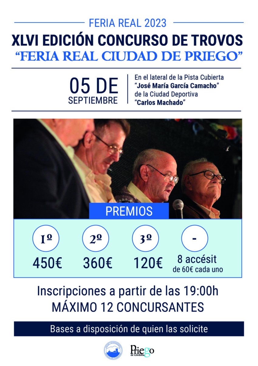 Convocatoria abierta para el Concurso de Trovos en Priego de Córdoba