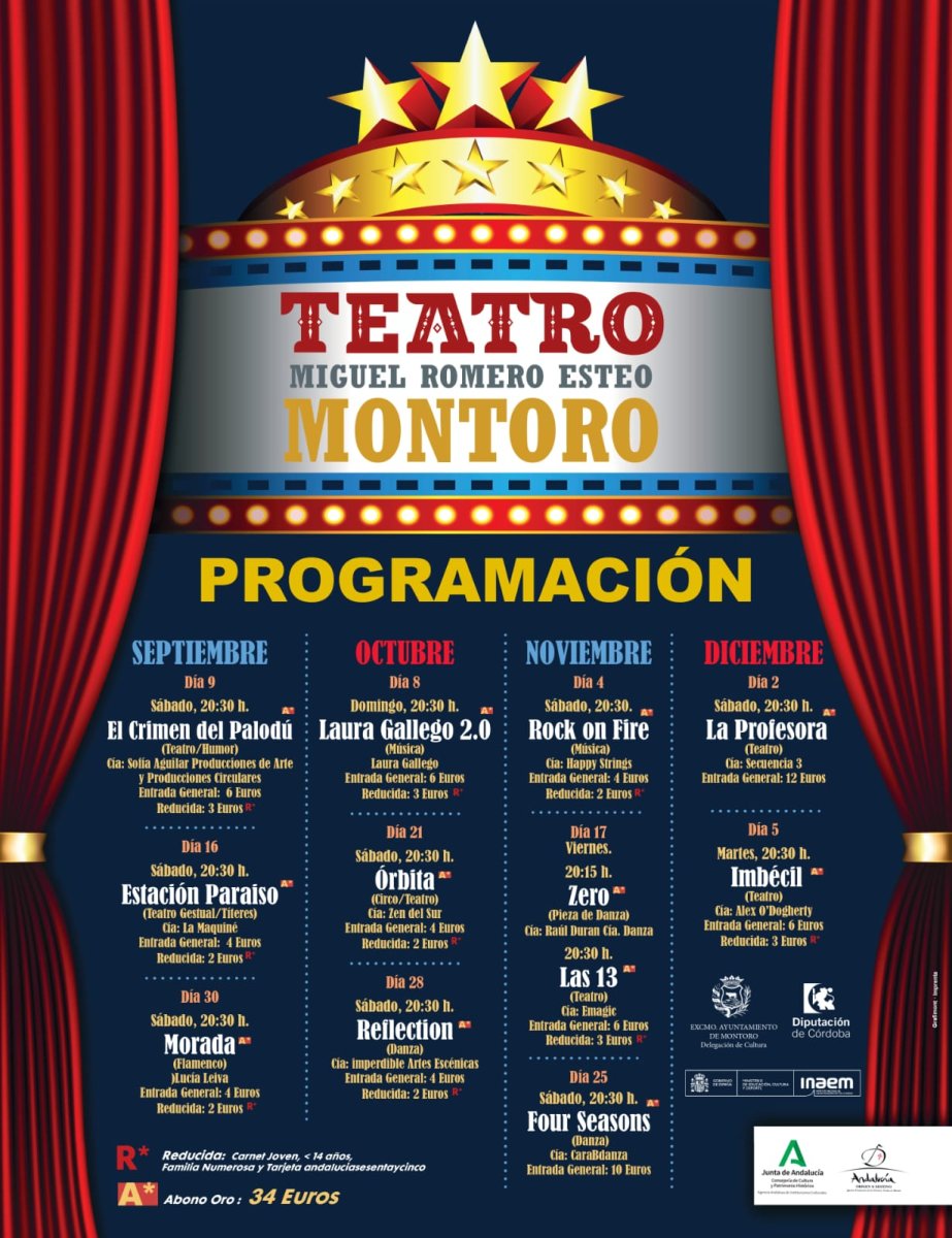 PROGRAMACIÓN TEATRO MUNICIPAL 2023