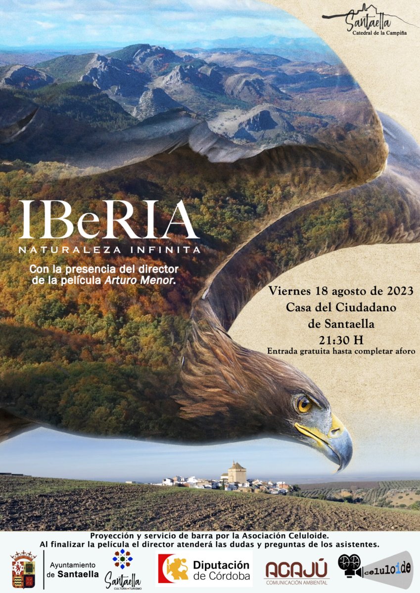 El director Arturo Menor presenta 'Iberia Naturaleza Infinita' en Santaella: una fusión única de cine, naturaleza y comunidad.
