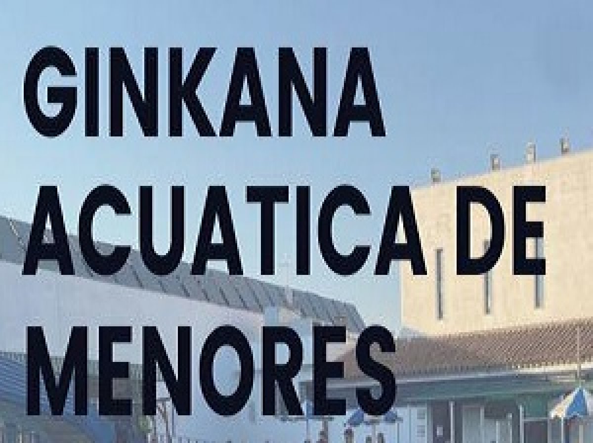 Ginkana acuática de menores
