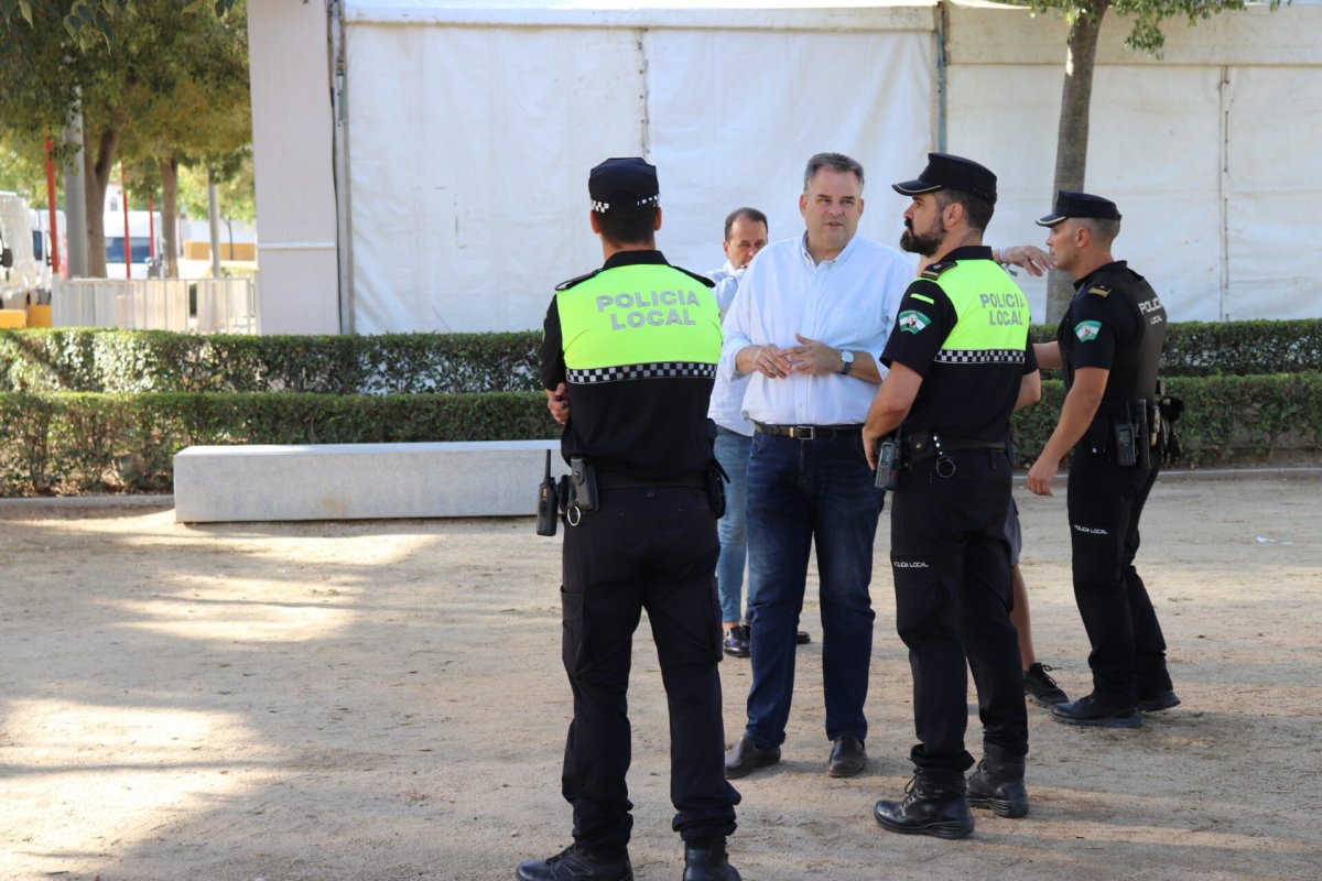 Amplio dispositivo de seguridad para la Feria Real de Ntra. Sra. del Valle en Lucena