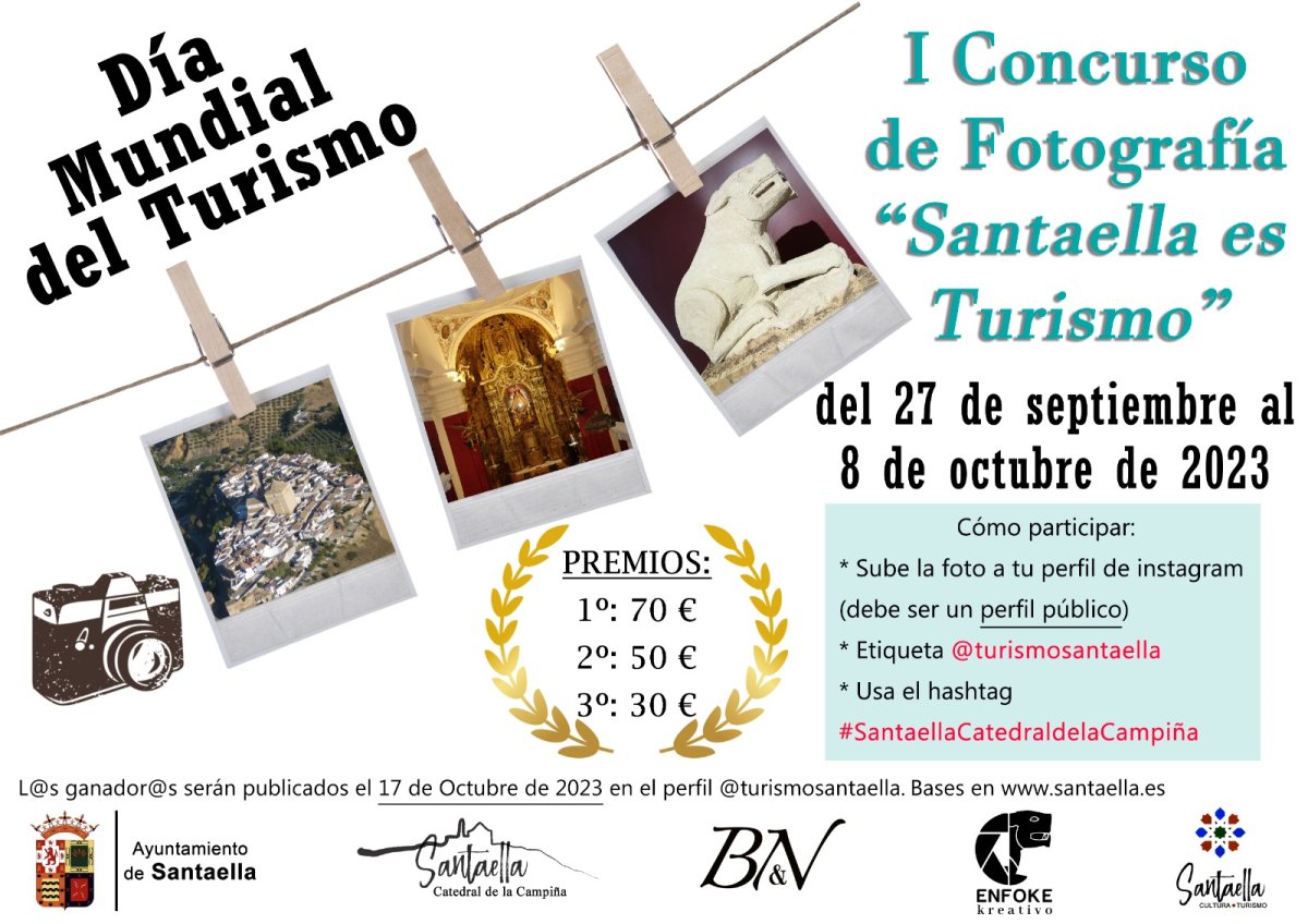"Convocan primer concurso de fotografía en Instagram por Día Mundial del Turismo en Santaella 2023"