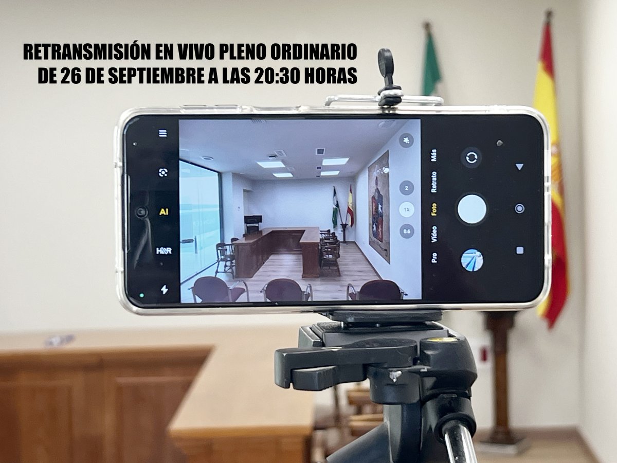 Pleno Ordinario del Ayuntamiento será transmitido en directo en Facebook
