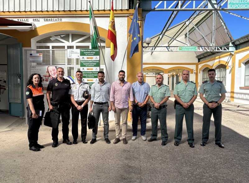 Ayuntamiento de Peñarroya-Pueblonuevo coordina seguridad para las festividades de la Feria de Nuestra Señora del Rosario