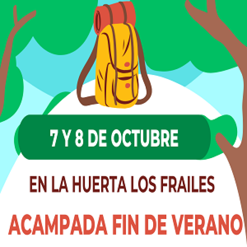 "XII Acampada de Fin de Verano: Un fin de semana de diversión y emoción en la Huerta de los Frailes"
