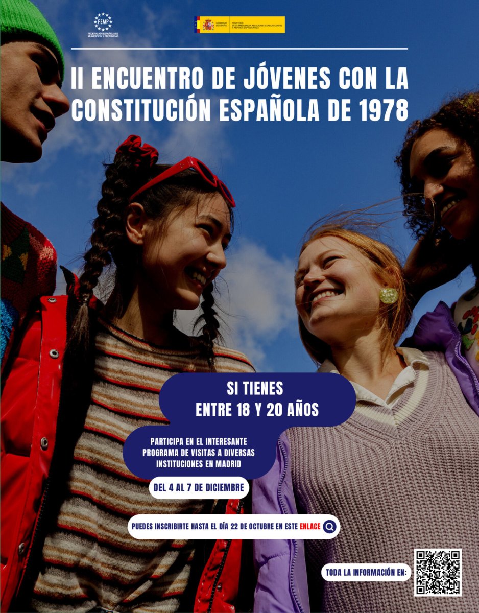 Ampliado el plazo de inscripciones para el II Encuentro de Jóvenes Constitución