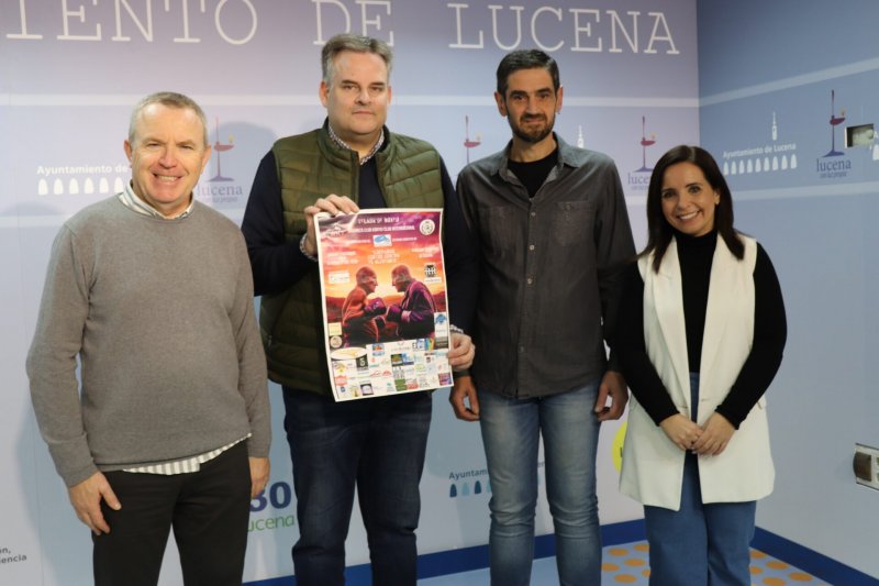 Evento benéfico de boxeo en Lucena para recaudar fondos a favor de AFA Nuestros Ángeles.