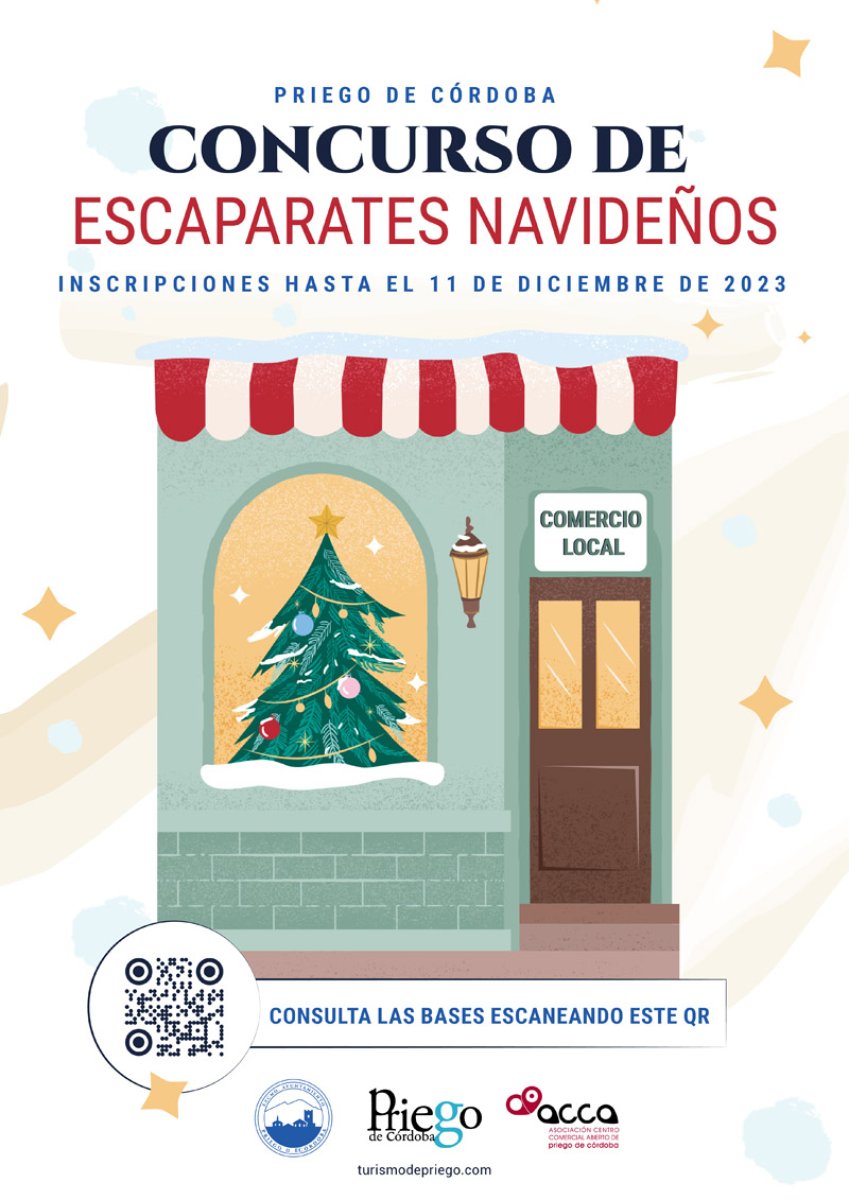 Ii Concurso Local De Escaparates Navideños 2023 En Priego De Córdoba