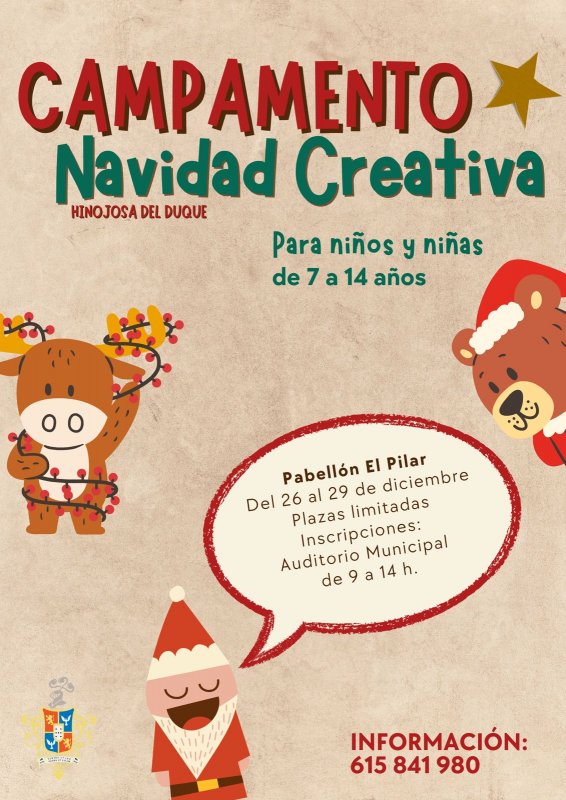 Campamento navideño en El Pilar con actividades temáticas para niños y niñas de 7 a 14 años
