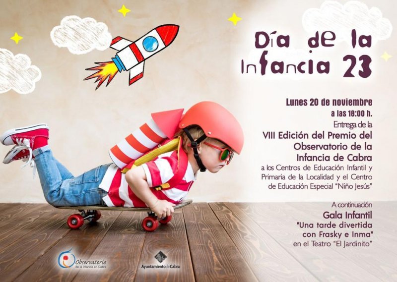 El Observatorio de la Infancia premiará a centros educativos en Cabra en su octava edición