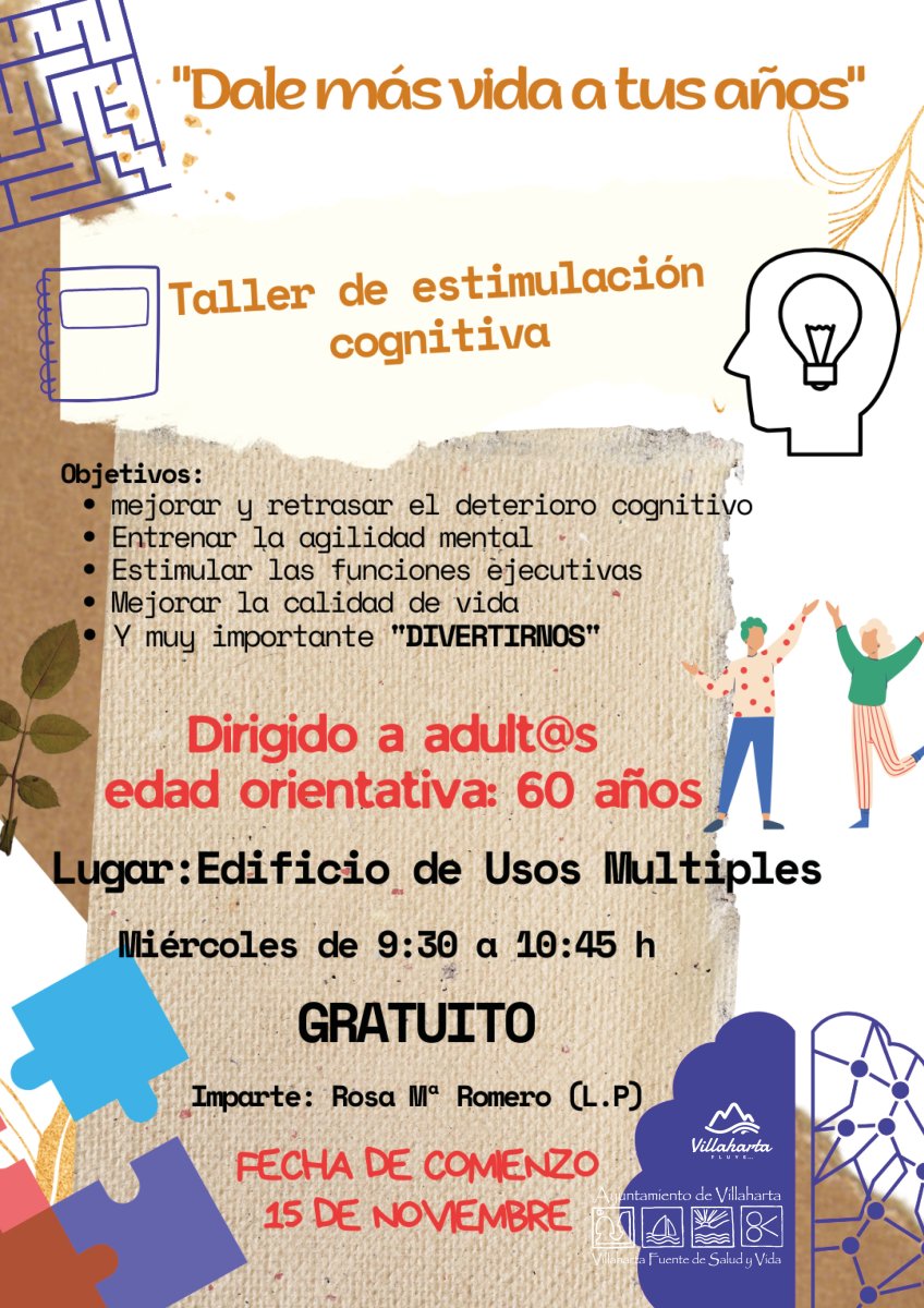 TALLER DE ESTIMULACIÓN COGNITIVA