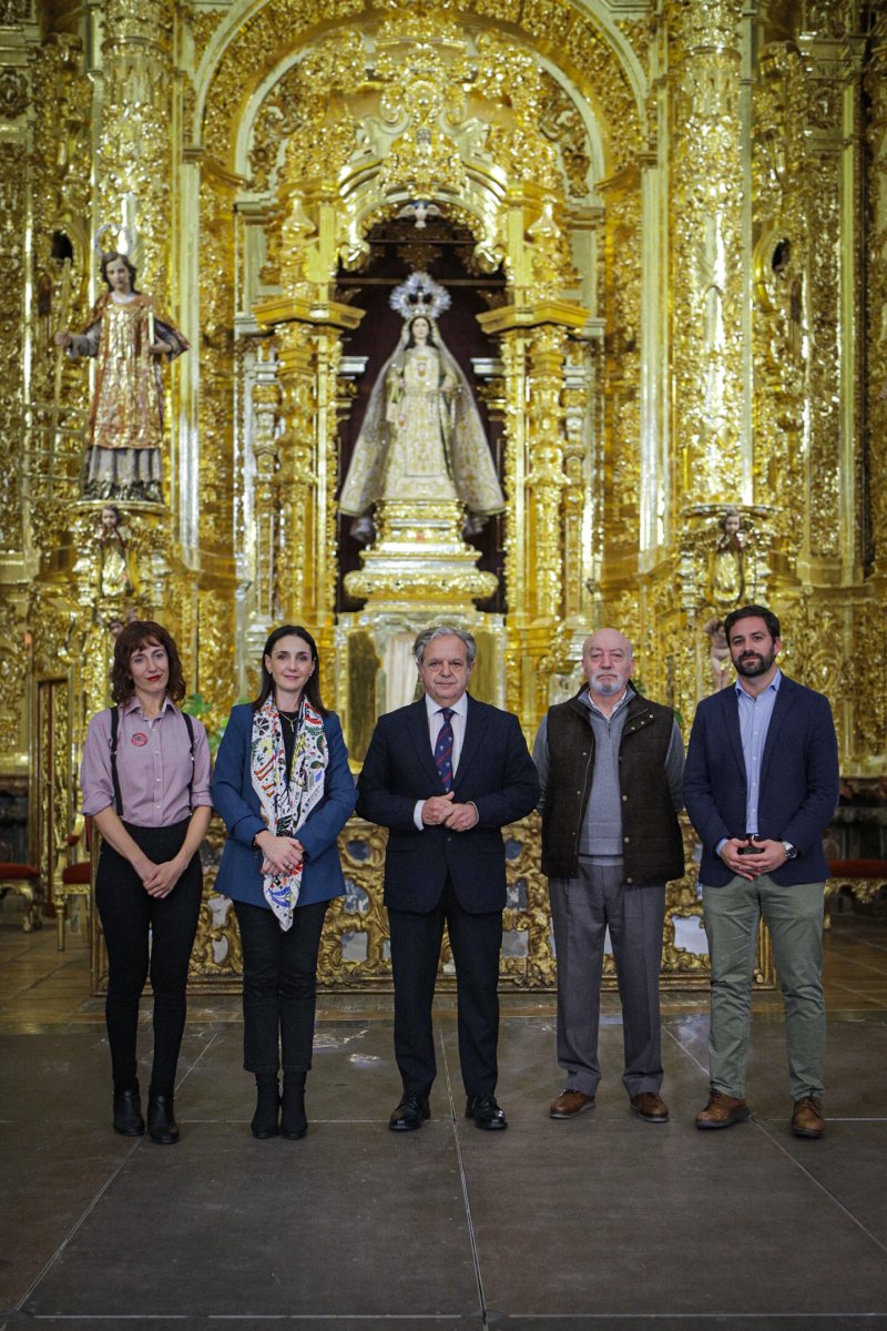 Finalizan restauración del retablo mayor de la iglesia de la Merced en Córdoba y se inauguran las III Jornadas de Patrimonio Barroco.