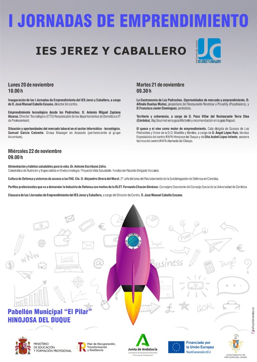I Jornadas de Emprendimiento IES Jerez y Caballero