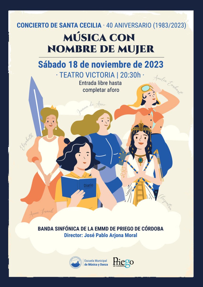 Concierto de Santa Cecilia: «Música con nombre de mujer»