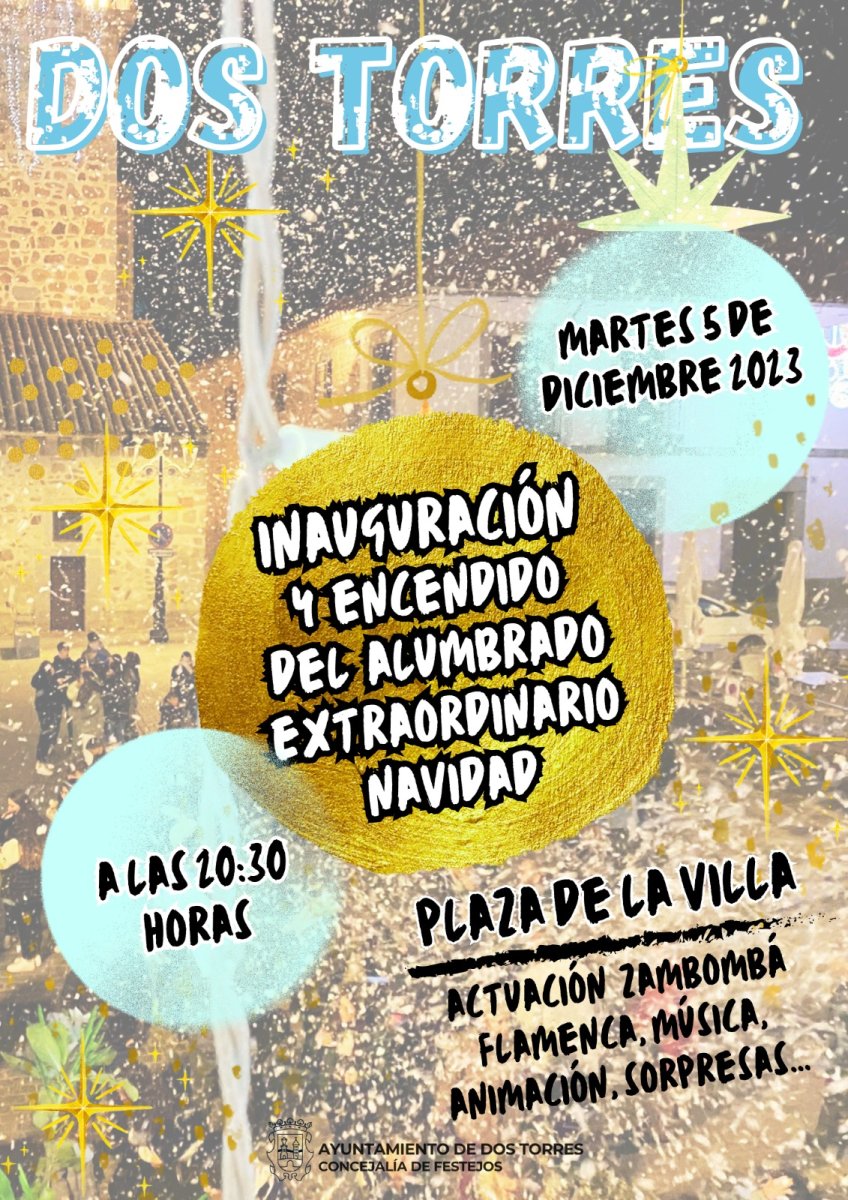 A DOS TORRES !LE GUSTA LA NAVIDAD!