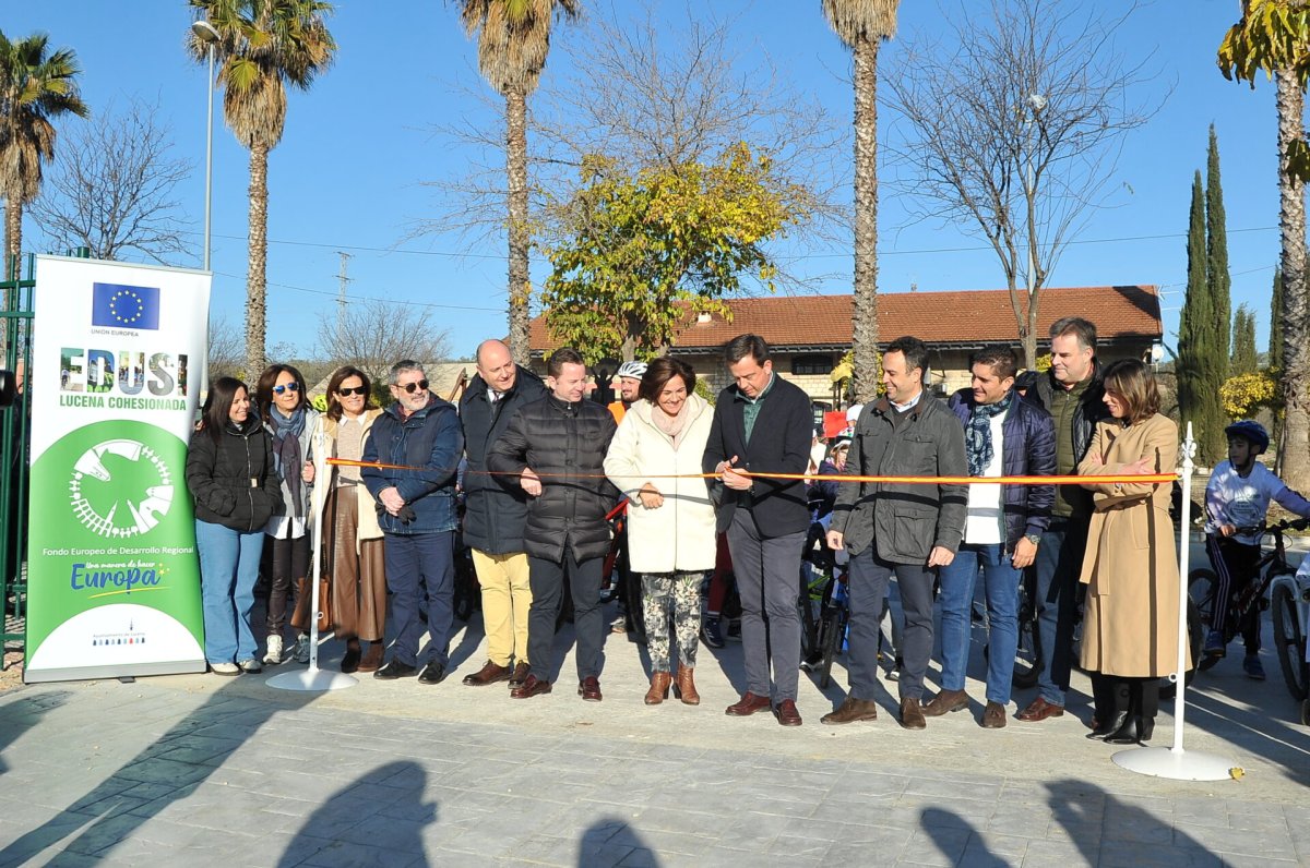 Inaugurado el Parque Europa, el nuevo espacio de ocio para toda la familia en Lucena