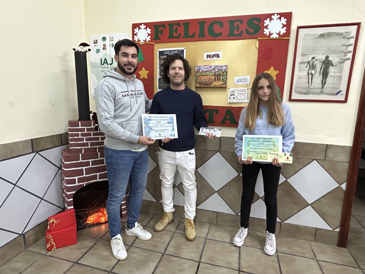 Celebrada la decimoséptima edición del concurso de Postales Navideñas 'Ciudad de Peñarroya-Pueblonuevo' en la Casa de la Juventud