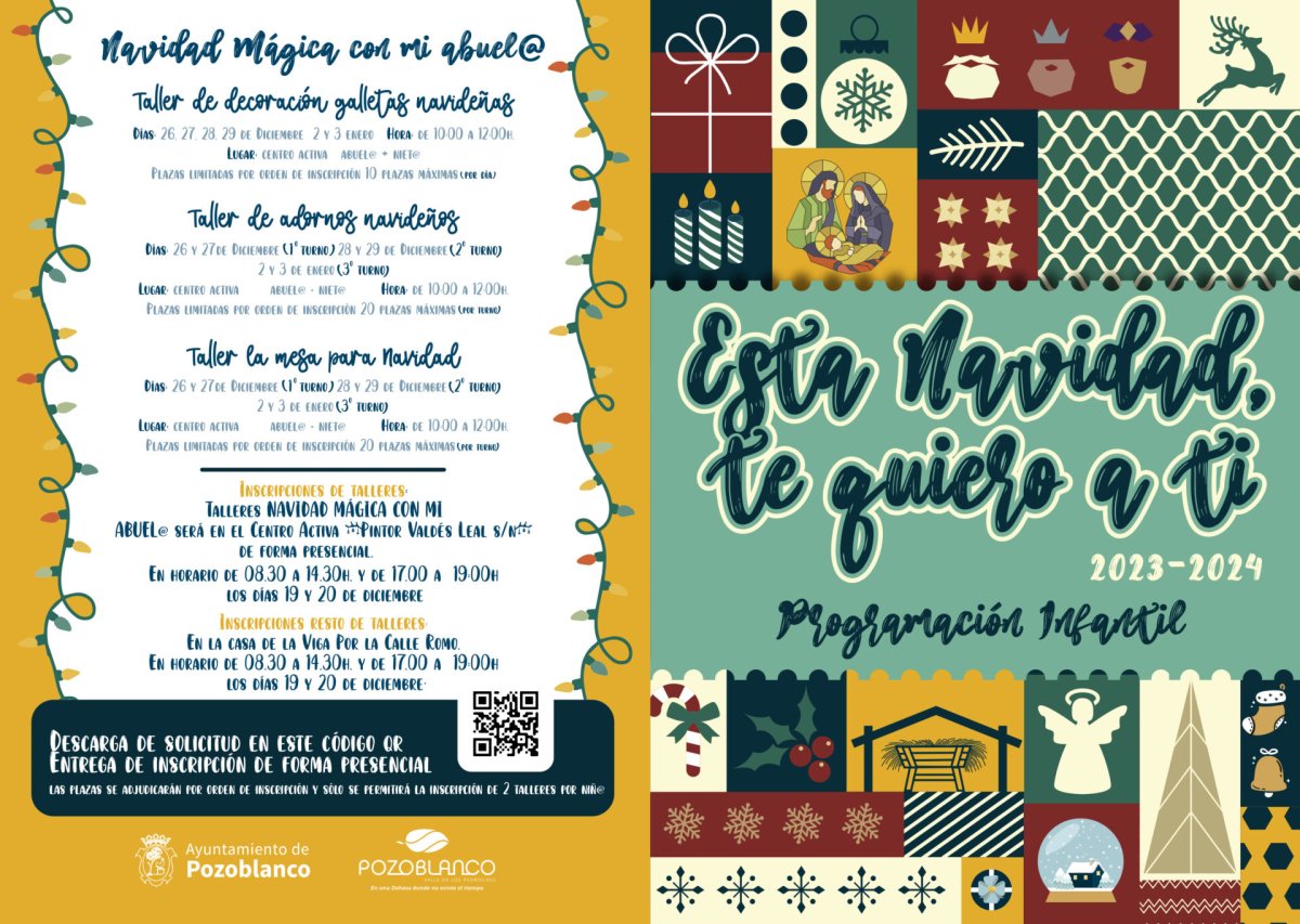 Listado de inscritos en los Talleres Navideños 2023-2024