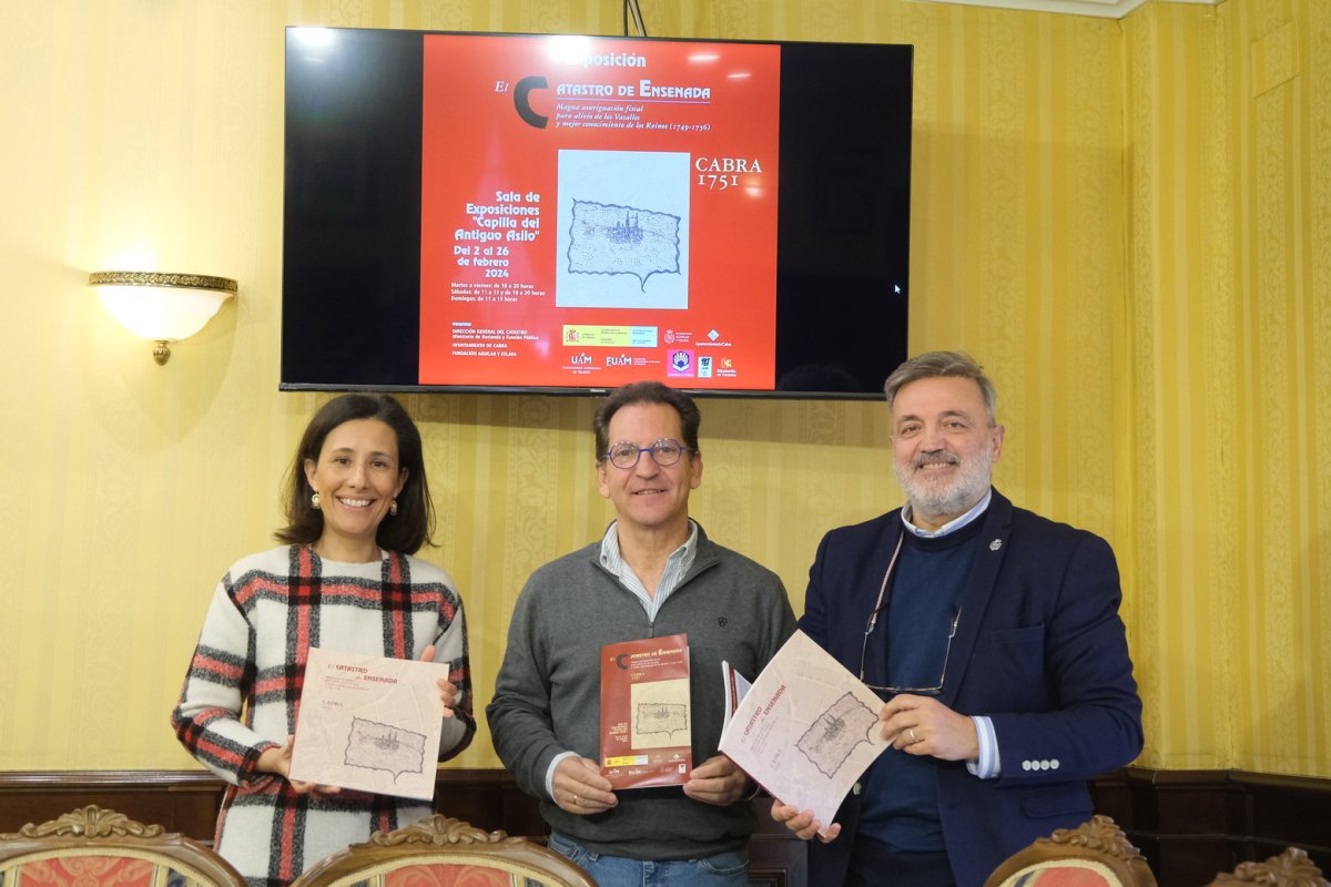 Inauguración de muestra histórica sobre el Catastro de Ensenada y Cabra en el XVIII