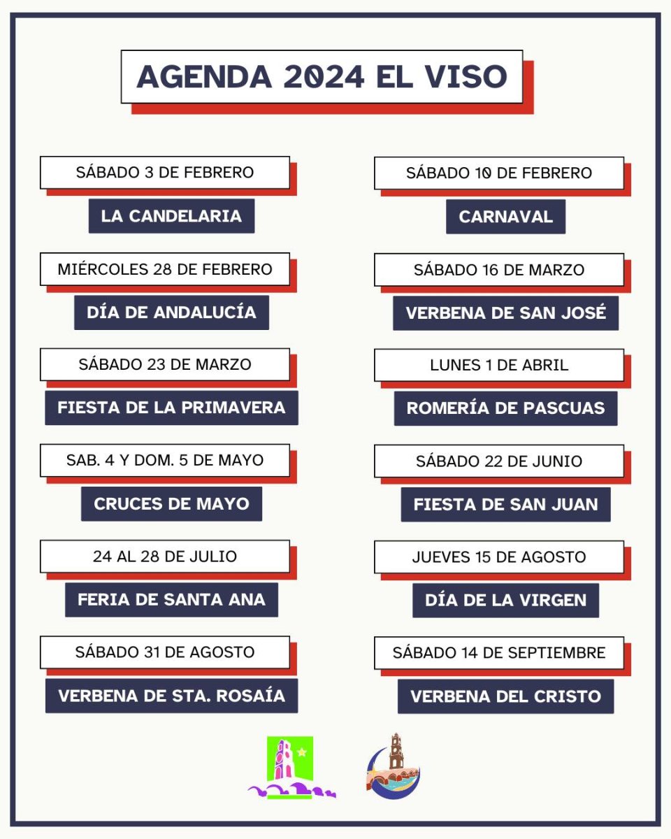 AGENDA FIESTAS 2024 EL VISO