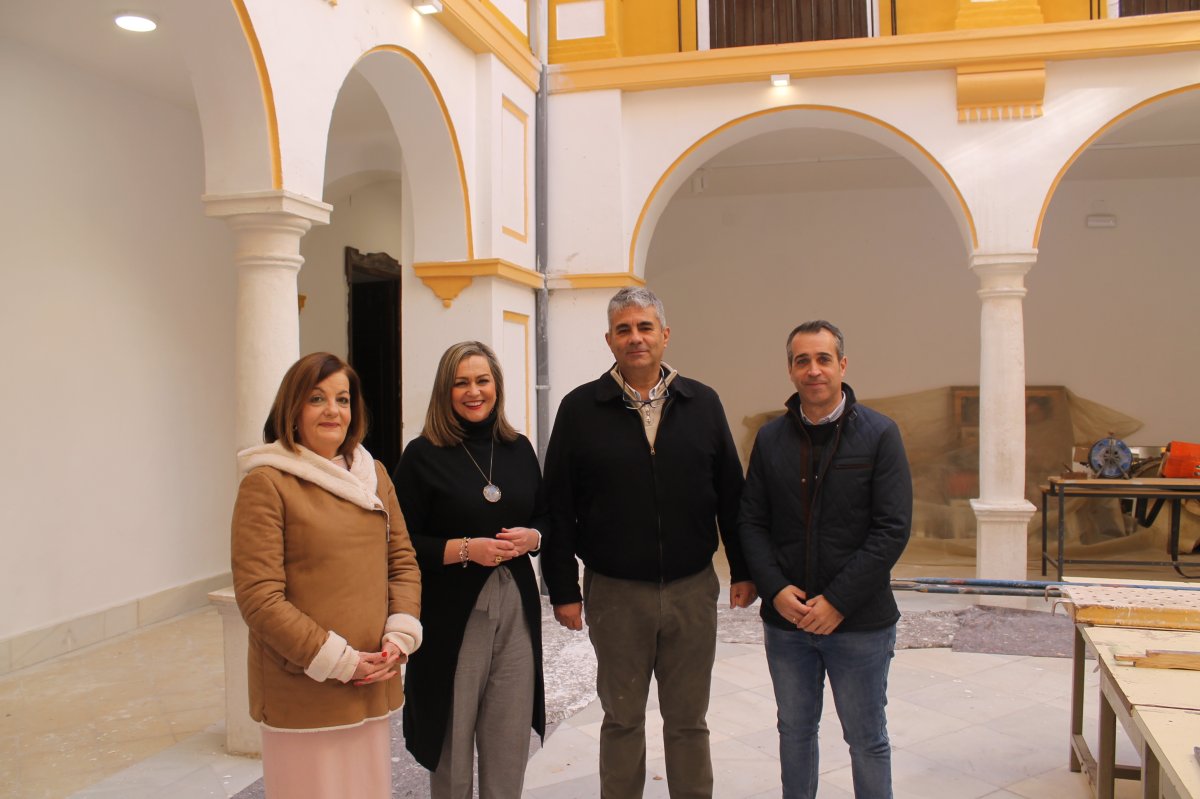 La alcaldesa de Baena impulsa la musealización de la sede de la Agrupación de Cofradías con una inversión de 172.000 euros.