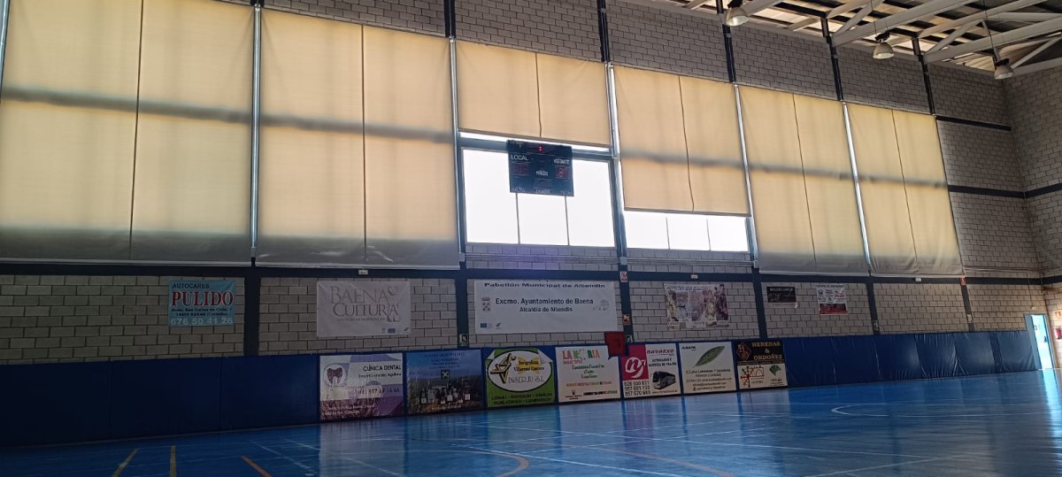 Realizadas importantes mejoras en el pabellón cubierto de Albendín