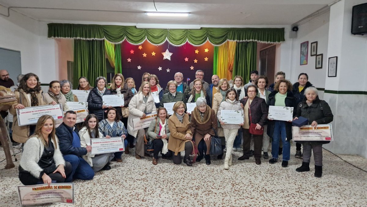 Entregados los premios de belenes y escaparates en la localidad