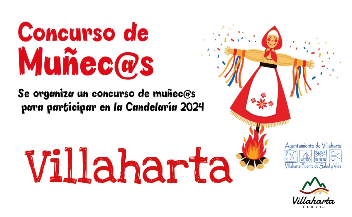 Convocan concurso de muñec@s para la Candelaria 2024 en Villaharta