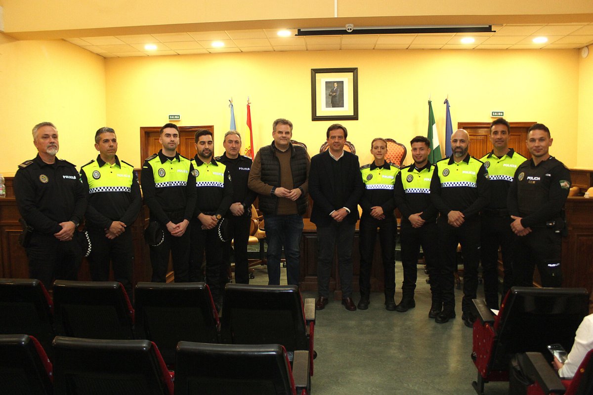 Juramento de siete nuevos agentes en la Policía Local de Lucena