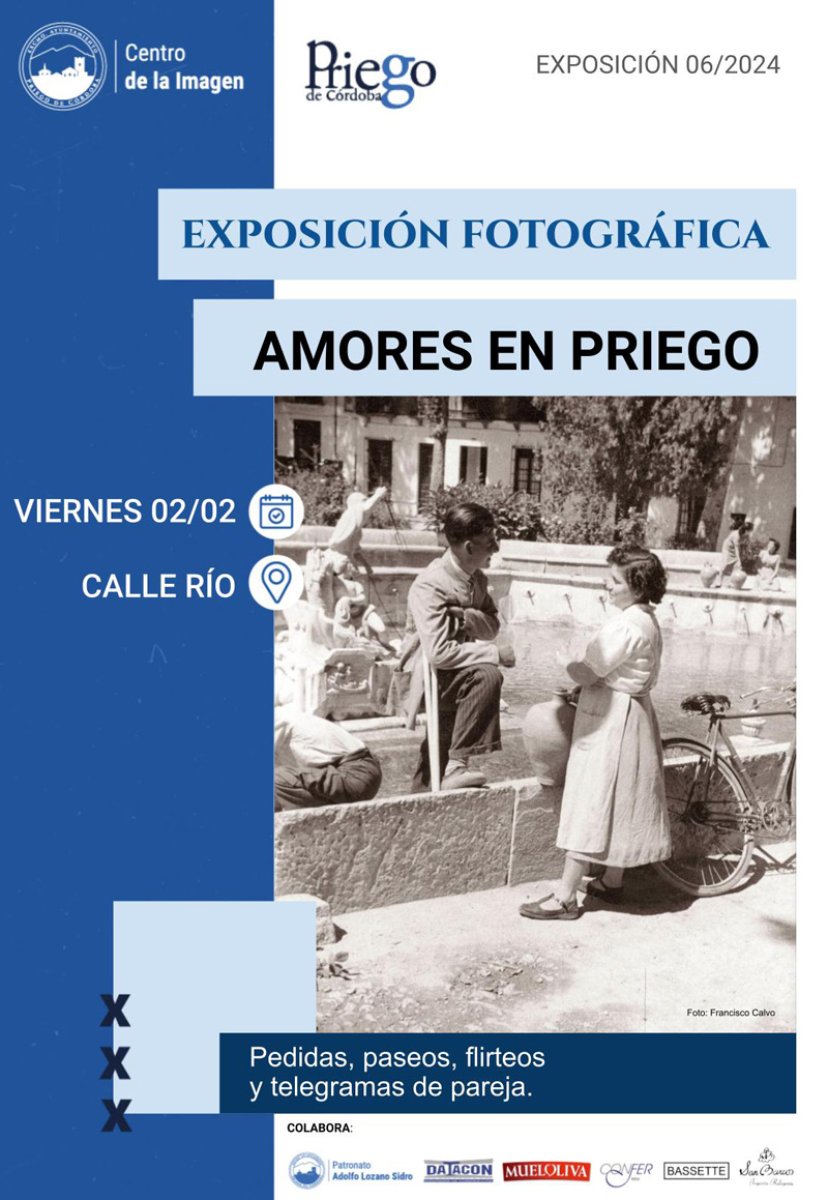 El Centro de la Imagen de Priego de Córdoba presenta su exposición sobre el amor en su primera muestra del año 2024.