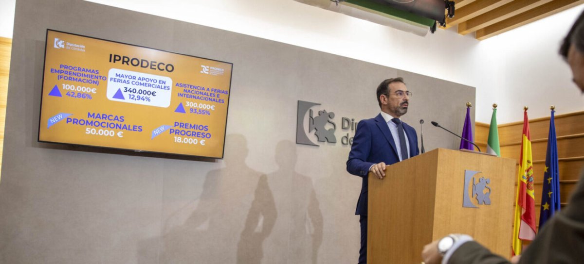 La Diputación de Córdoba destinará 10,95 millones de euros a políticas de empleo, competitividad, formación y apoyo a los sectores productivos