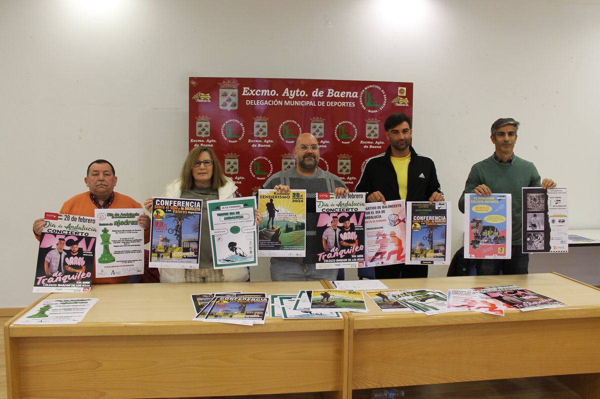 Baena celebra el Día de Andalucía con extensa programación deportiva y cultural