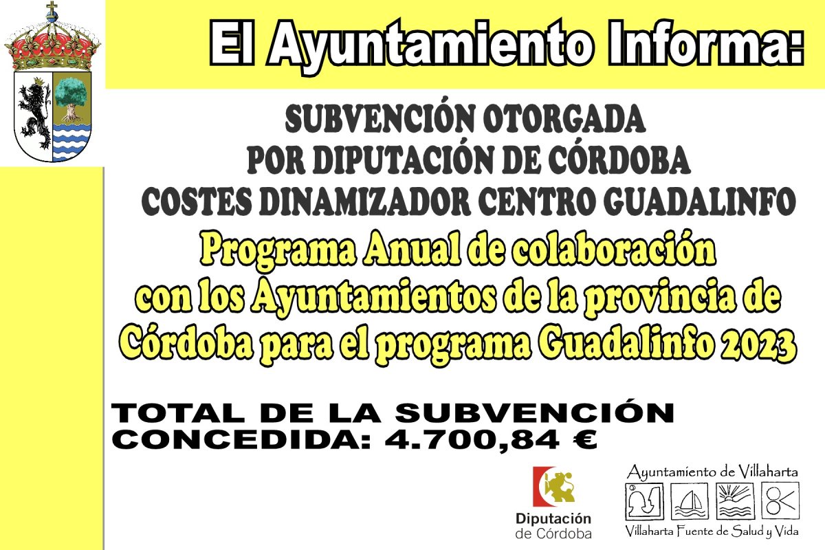 SUBVENCIÓN GUADALINFO 2023