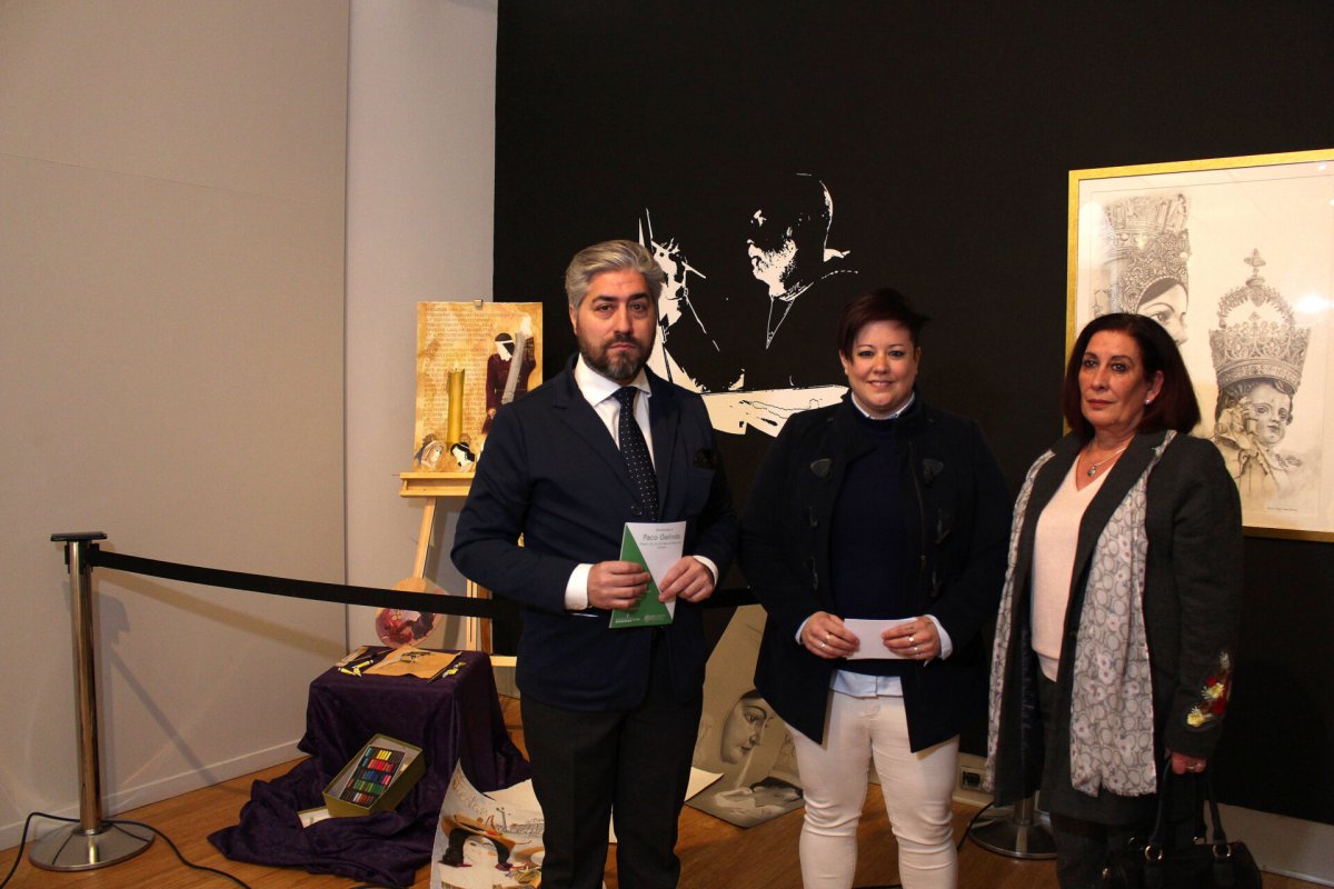 "Exposición "Vivió de colores para pintar la fe" homenajea al pintor lucentino Paco Galindo"