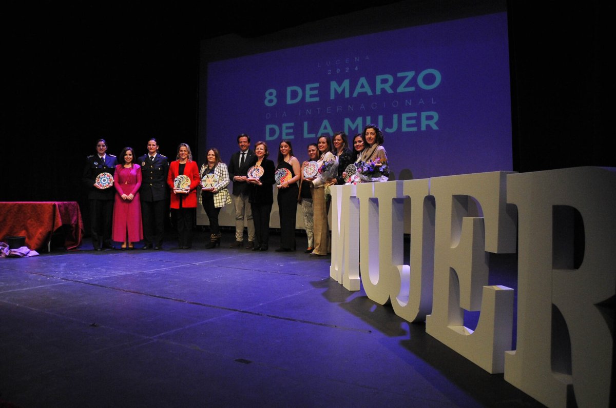 Ayuntamiento de Lucena reconoce a ocho mujeres ejemplares en el Día de la Mujer